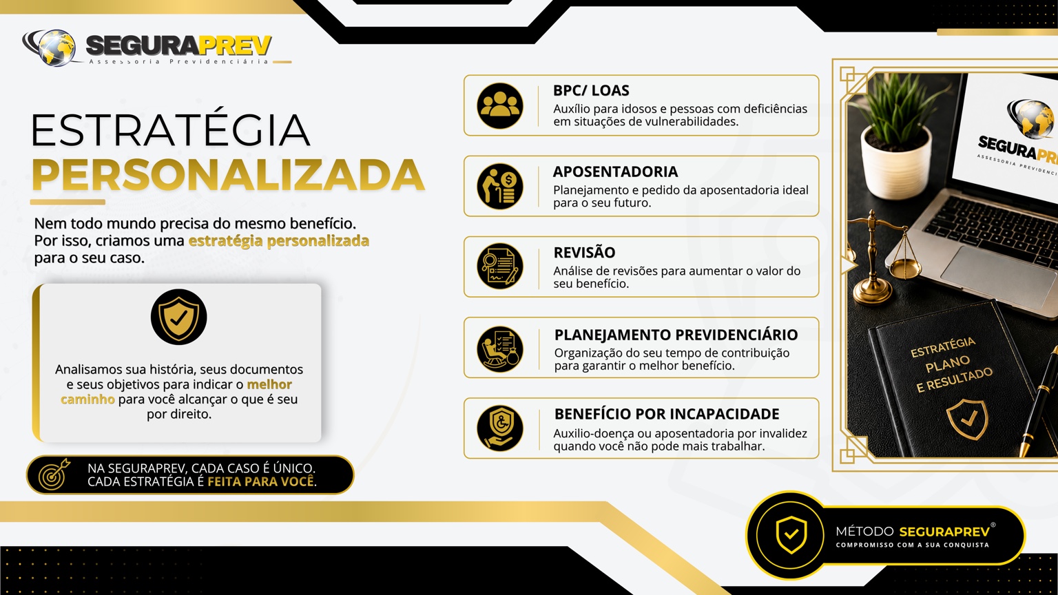 Estratégia previdenciária personalizada da SeguraPrev